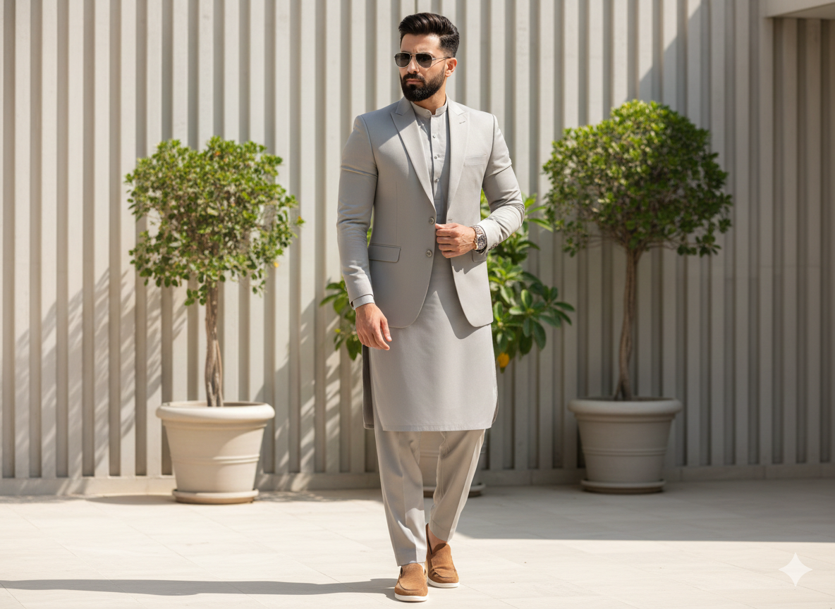 Pure Cotton Suit ([Color])