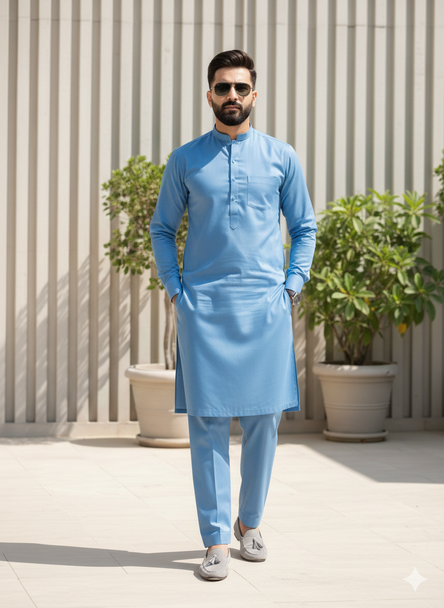 Pure Cotton Suit ([Color])