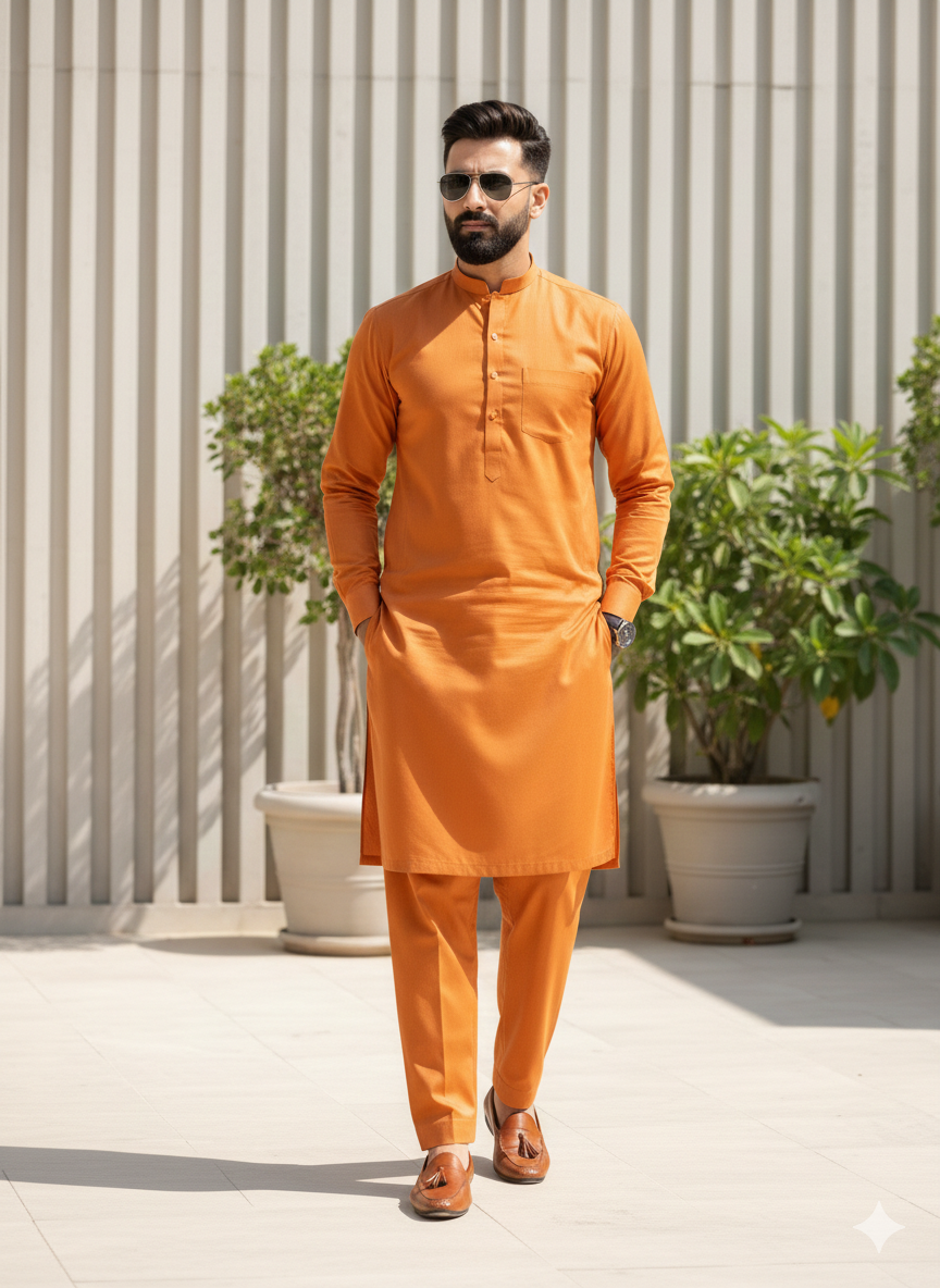 Pure Cotton Suit ([Color])
