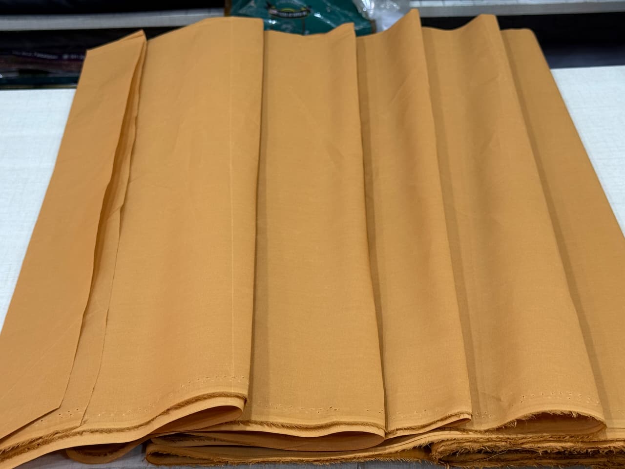 Men’s Cotton Unstitched Suit – Mustard Yellow