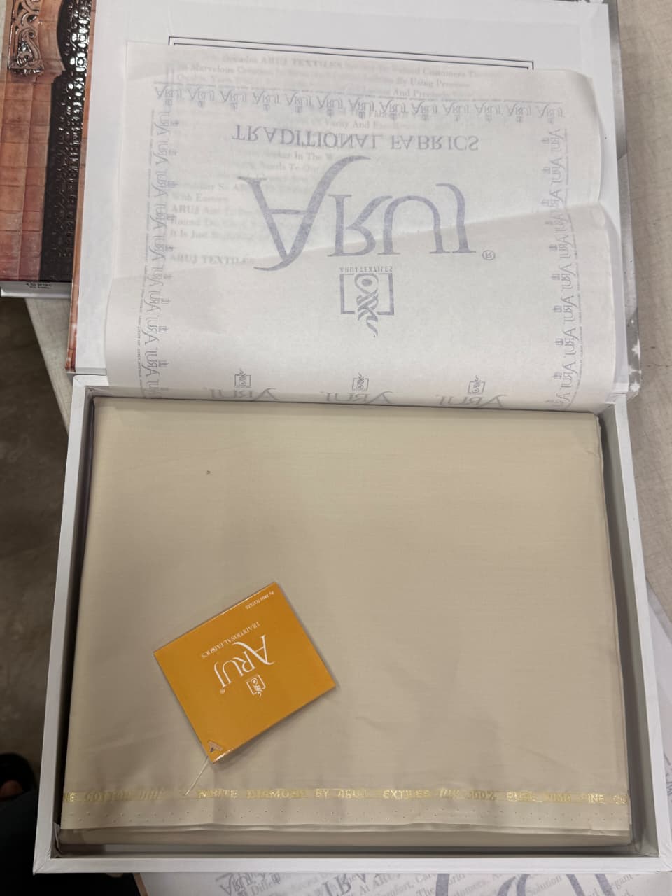 ARUJ Elysian Bloom Premium Cotton Suit (With Box)